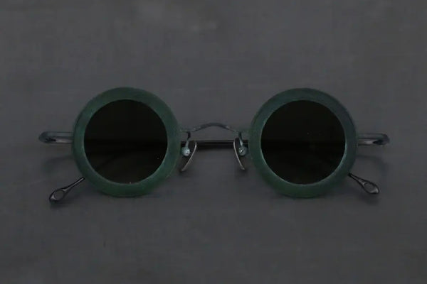 Rigards retro emerald frame green lens glasses RG1009TI